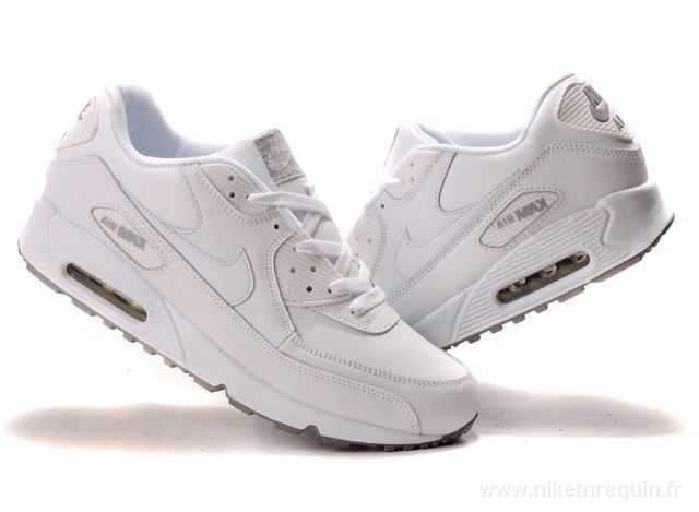 blanche femmes air max 90 chaussures (1)